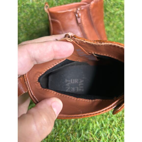 Naturalizer‎ Brown Leather Laura Booties 9.5 - Picture 9 of 12